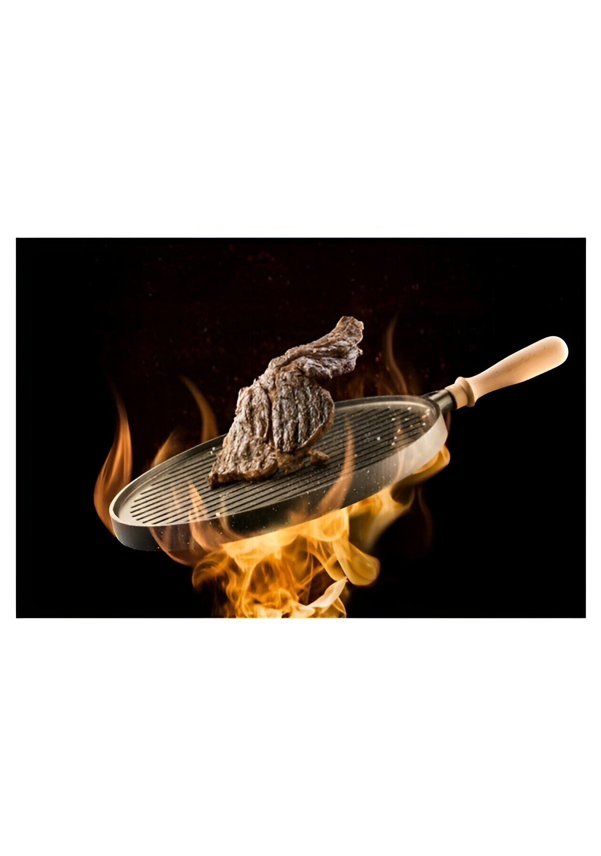 Çift Taraflı Döküm Granit Gözleme Bazlama Tavası 719155