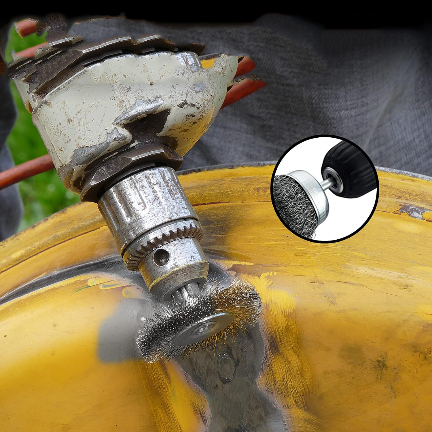 TransForMacion Matkap Tel Fırça Seti 1/4 inç 719203