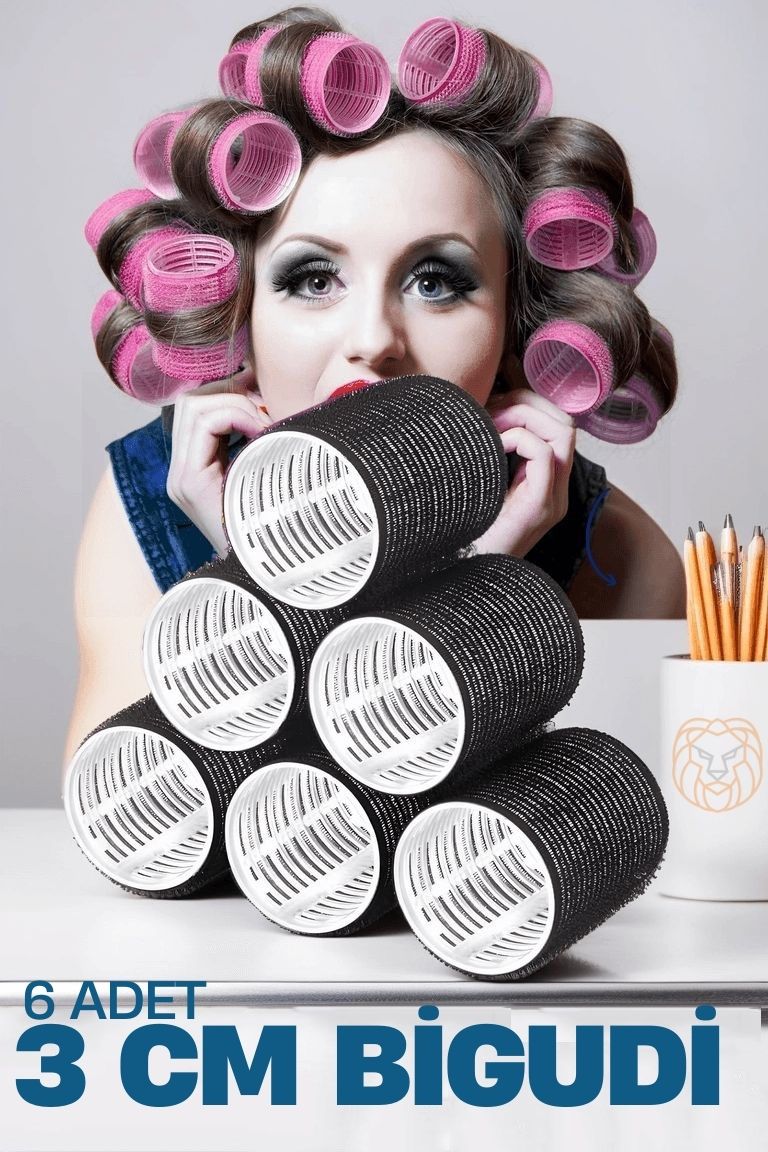3 Cm Bigudi 6 li Paket 719264